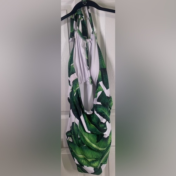 B2prity Women's Slimming One-Piece Swimsuit Tummy Control Halter Curvy Size XL - Picture 6 of 7